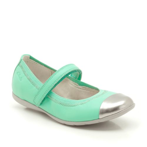 Dance Bee Toddler Mint Leather - Girls Shoes - Loafers and Mary Janes ...