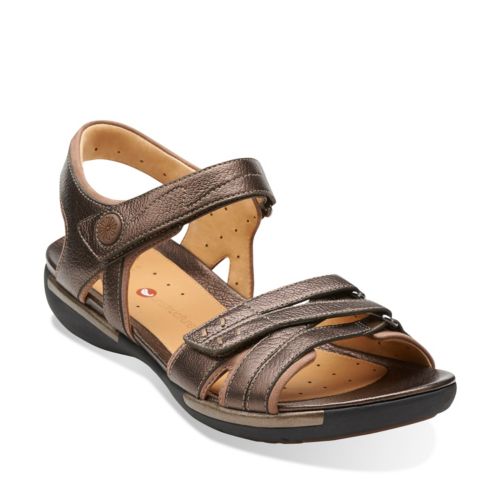 ... Vasha Bronze Leather - Wide Shoes for Women - ClarksÂ® Shoes - Clarks