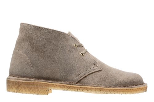 clarks distressed taupe desert boot