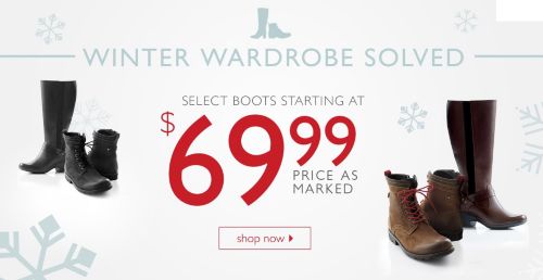 Shop Clarks Boots at $69.99