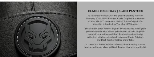 clarks marvel black panther