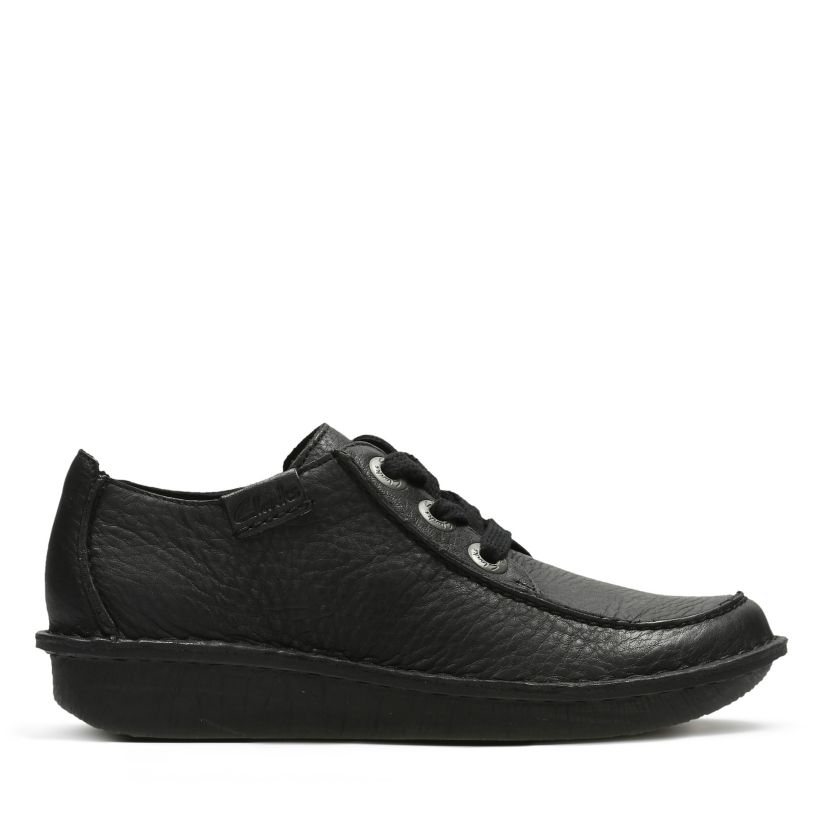 Resultat Svinde bort indsprøjte Women's Funny Dream Black Leather Shoes | Clarks