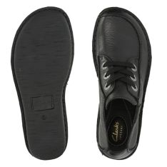 Women's Funny Dream Black Leather Shoes | Clarks