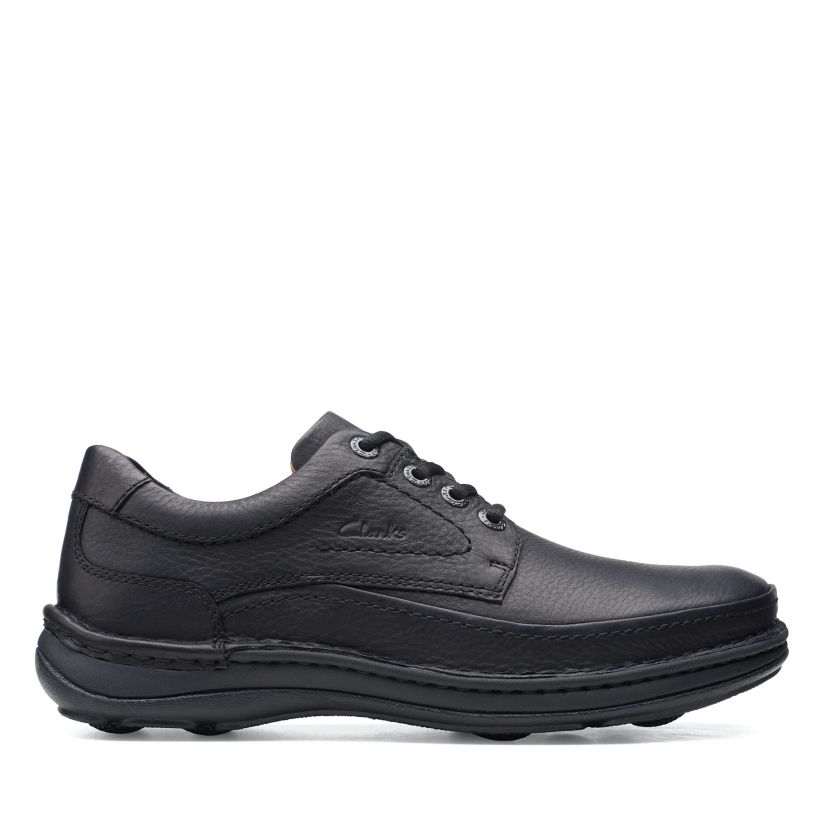 Brøl Forladt inerti Men's Nature Three Black Leather Shoes | Clarks