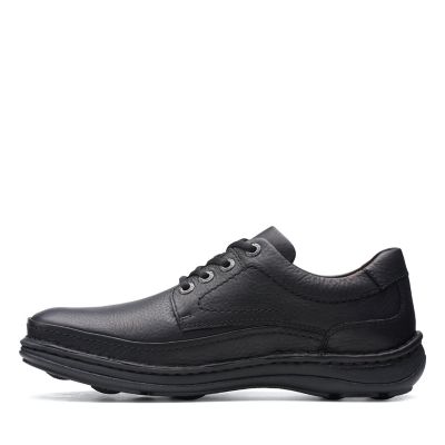 clarks nature three black leather