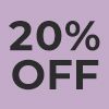 20% off select styles 
