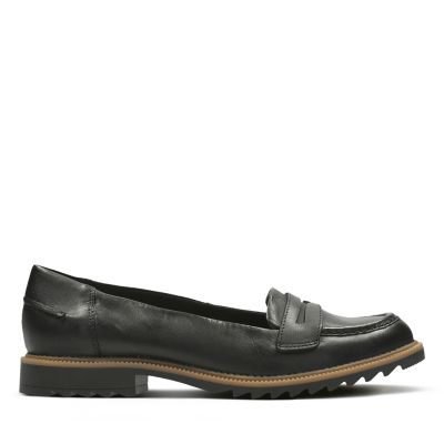 Griffin Milly Black Leather | Clarks