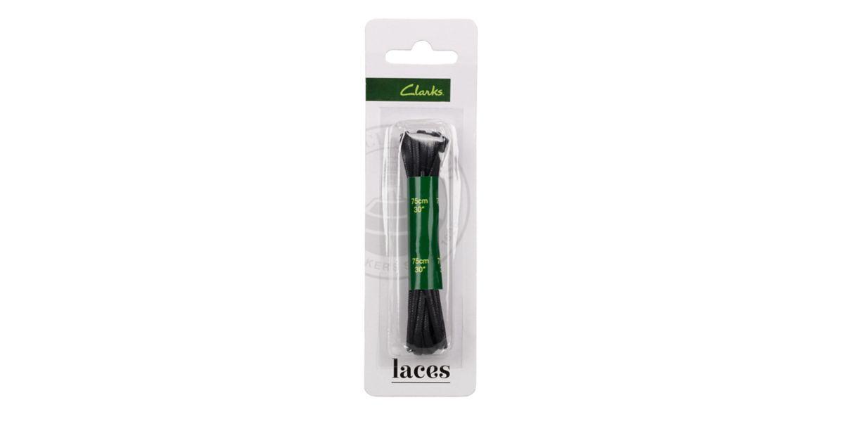 clarks black shoe laces