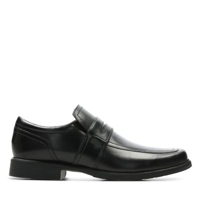 black leather shoes for work mens