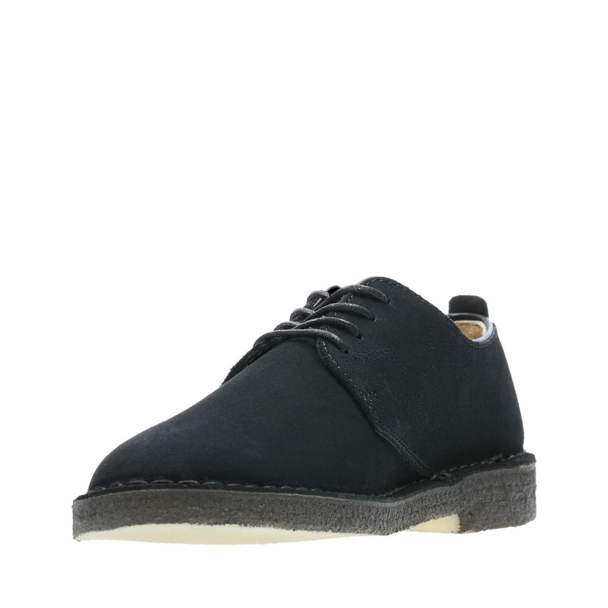 clarks desert london black