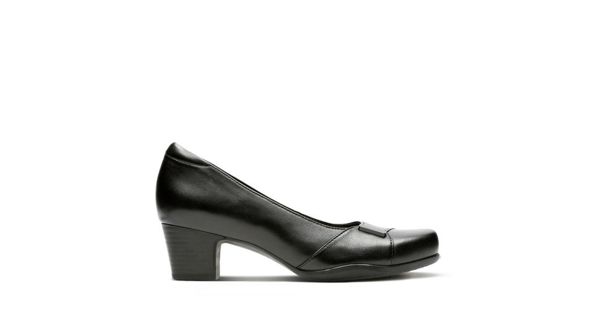 clarks wide fit heels