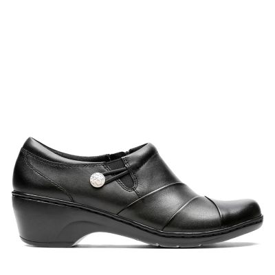 clarks channing ann leather womens casual shoes