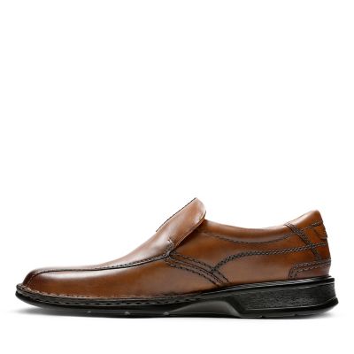 clarks escalade step brown leather