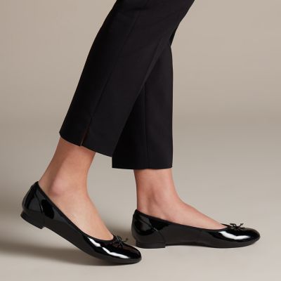 clarks couture bloom black patent