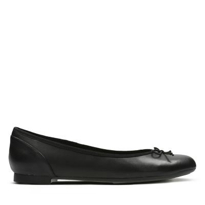 Women's Couture Bloom Black Leather Pump Shoes | Clarks