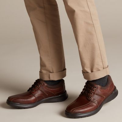 clarks cotrell walk leather shoes