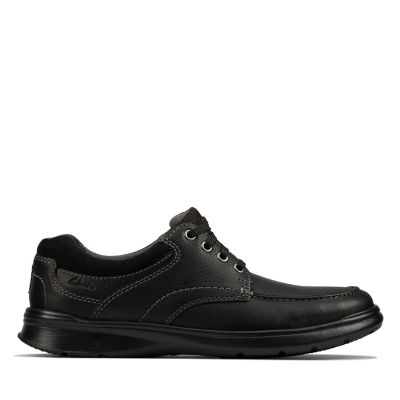 clarks black shoes mens