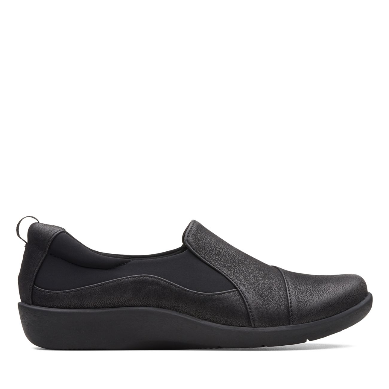 Sillian Paz Black Synthetic Nubuck Womens Narrow Width Shoes Clarks Shoes Official Site Clarks