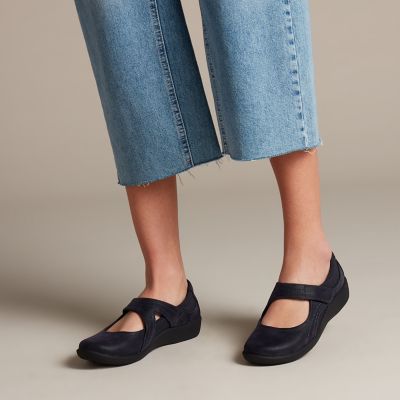 clarks sillian bella navy