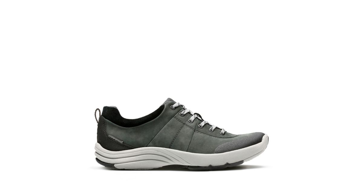 Wave Andes Black Nubuck - Womens Active Shoes - Clarks® Shoes Official ...