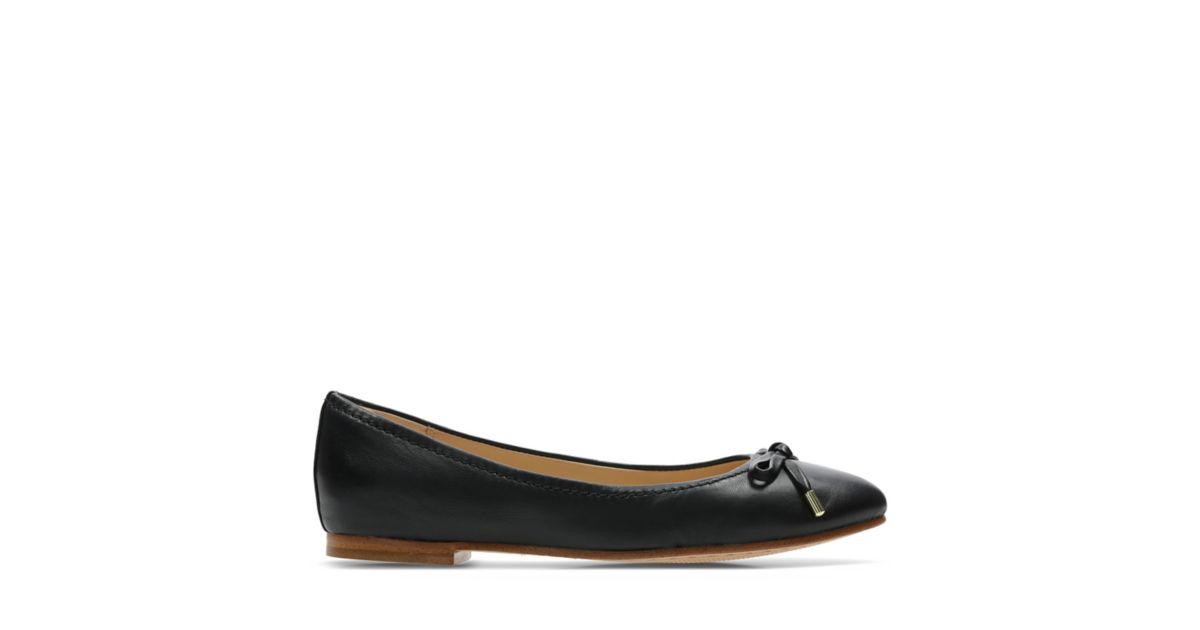 clarks sheer lily leather pumps