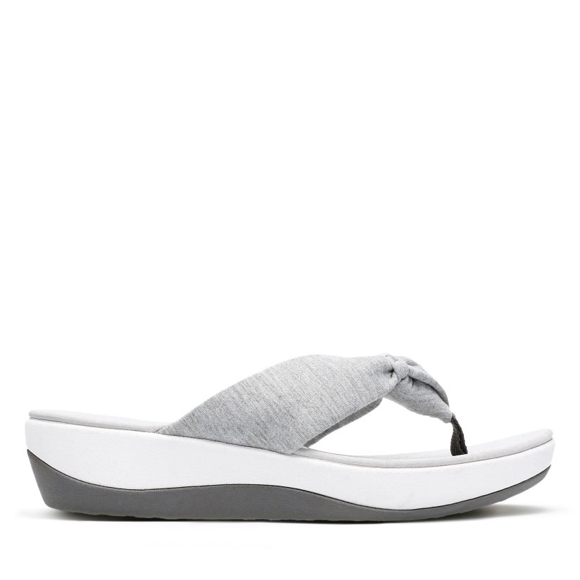 Paseo riqueza alimentar Arla Glison Grey Heather Fabric - Women's Flip Flop Sandals - Clarks® Shoes  Official Site | Clarks