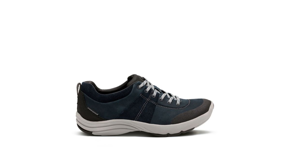 Wave Andes Navy Nubuck - Womens Active Shoes - Clarks® Shoes Official ...