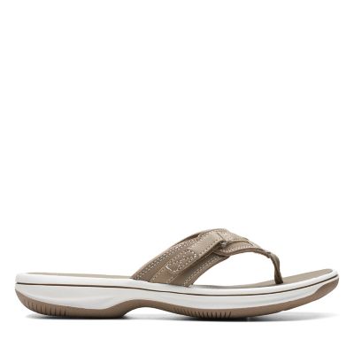 clarks flip flops womens