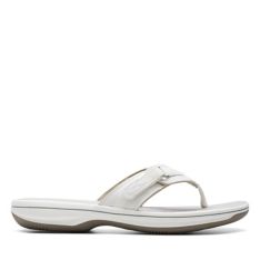 Breeze Sea White Synthetic- Women's Sandals- Clarks® Shoes 