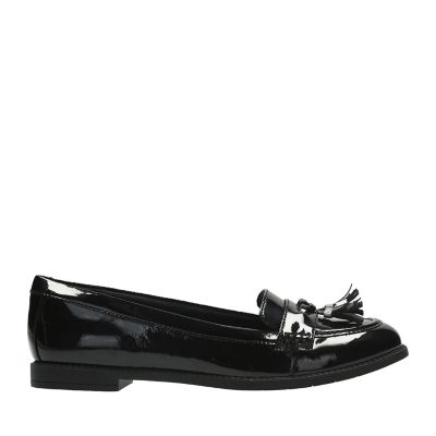 clarks black ballet pumps