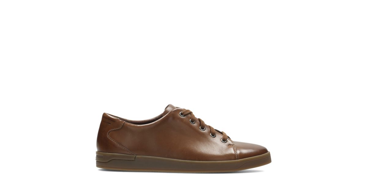 Stanway Lace Tan Leather Clarks