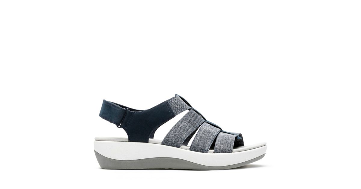 Arla Shaylie Navy/White Heathered - Women's New Arrivals - Clarks ...