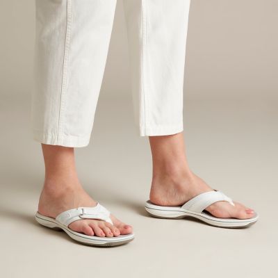 clarks brinkley sea white