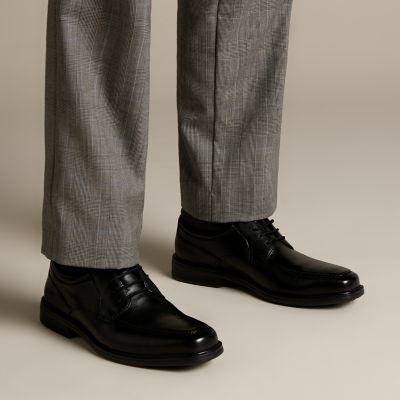 Ipswich Apron Black Leather - Clarks 