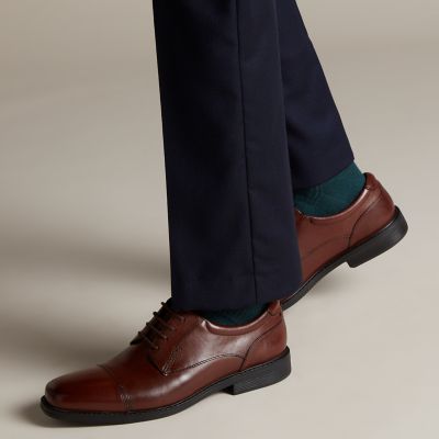 Wenham Cap Brown Leather | Clarks Shoes 