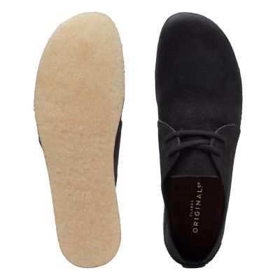 clarks ashton black suede