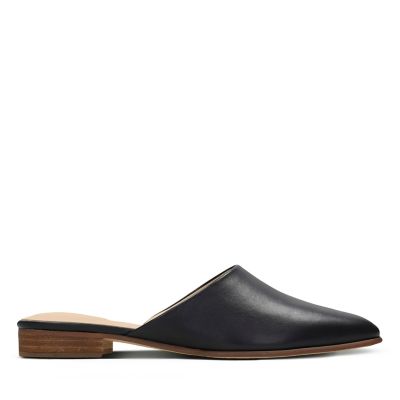 clarks black clogs