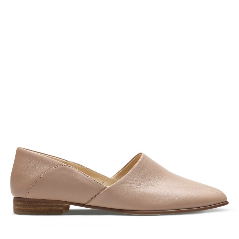 Pure Tone Blush Leather Women S Shoes Clarks Shoes Official