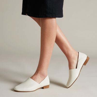 clarks pure tone white