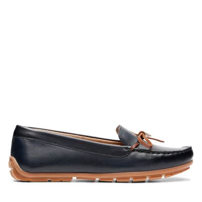 Dameo Swing Navy Leather - Womens Shoes 