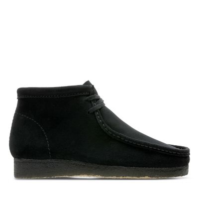 wallabee boot black