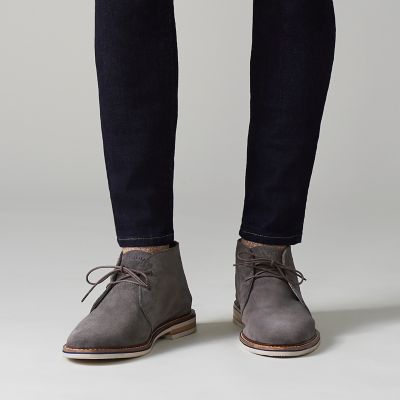 clarks mens tan boots