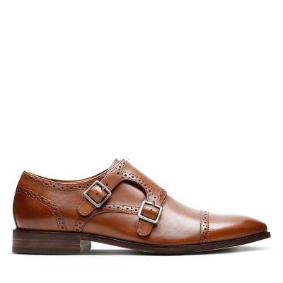 clarks monk strap shoes