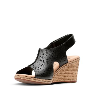 clarks lafley rosen espadrille wedge sandal