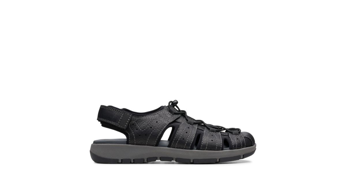 clarks men's brixby cove ankle strap sandals
