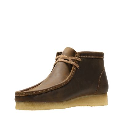 beeswax wallabee boot