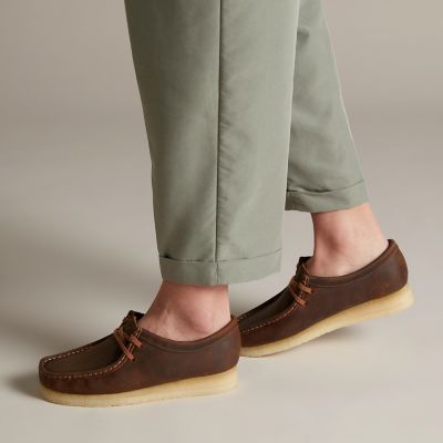 clarks wallabees beeswax womens