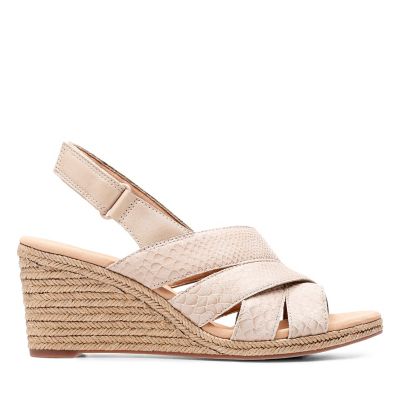 clarks wedge mules