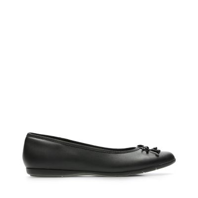 black slip on shoes school