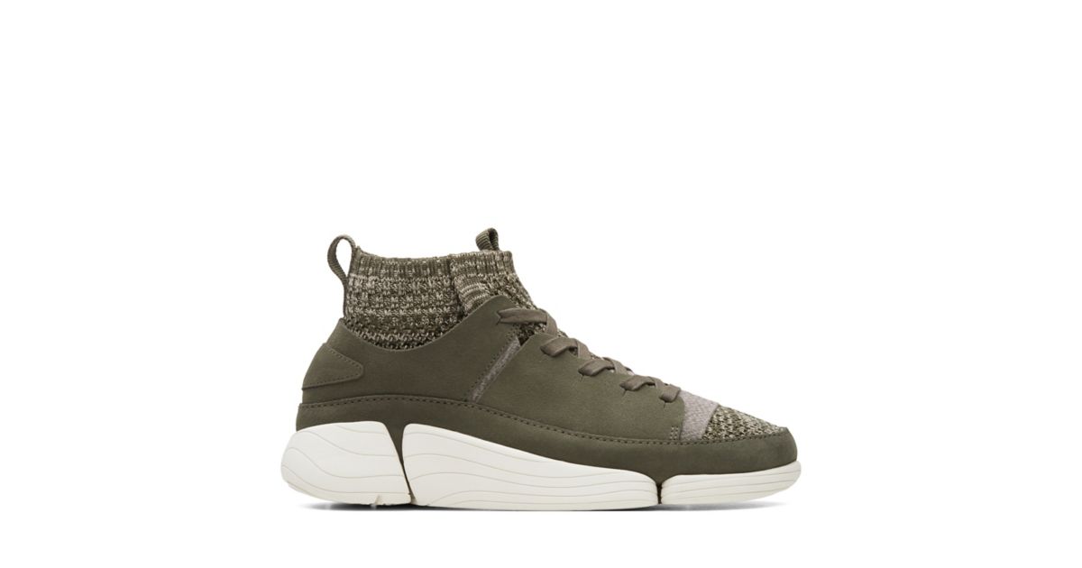 Trigenic Evo Olive Knit | Clarks